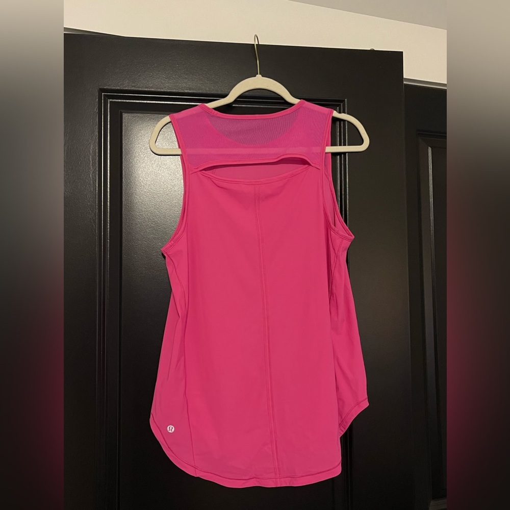 Lululemon Sculpt Tank Top in Pink Lychee